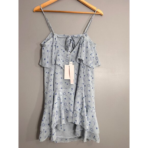 AVEC LES FILLES Constellation-Print Slip Shift Dress NWT XS - Picture 3 of 10